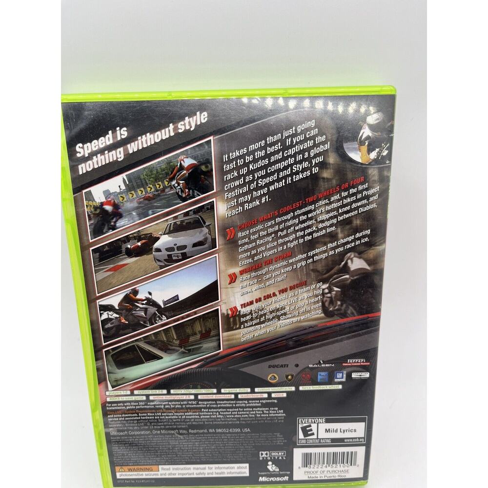 Project Gotham Racing 4 - Xbox 360 Game - Complete & Tested - Picture 2 of 8